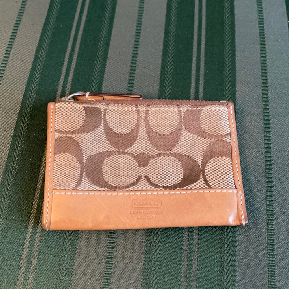 Coach mini wallet